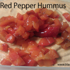 Roasted Red Bell Pepper Hummus