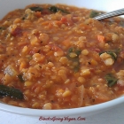Red Lentil Vegetable Soup (Vegan)