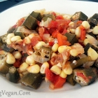 Okra Corn & Tomato Gumbo - A Southern Classic Done Vegan