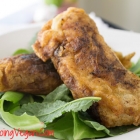 Crispy Southern Fried Chicken Style Seitan with Spicy Mustard Coating