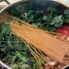 One Pot Pasta with Fresh Tomatoes, Basil and Kale